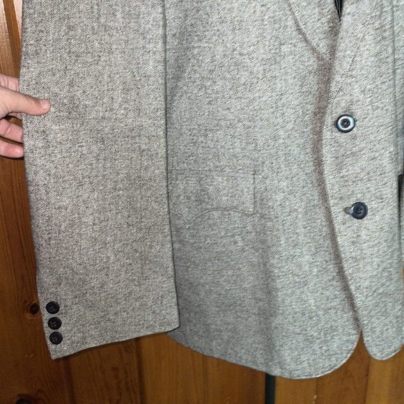 Circle S Donegal Black Western Sport Coat 44L gray classy top cowboy western - Picture 4 of 9